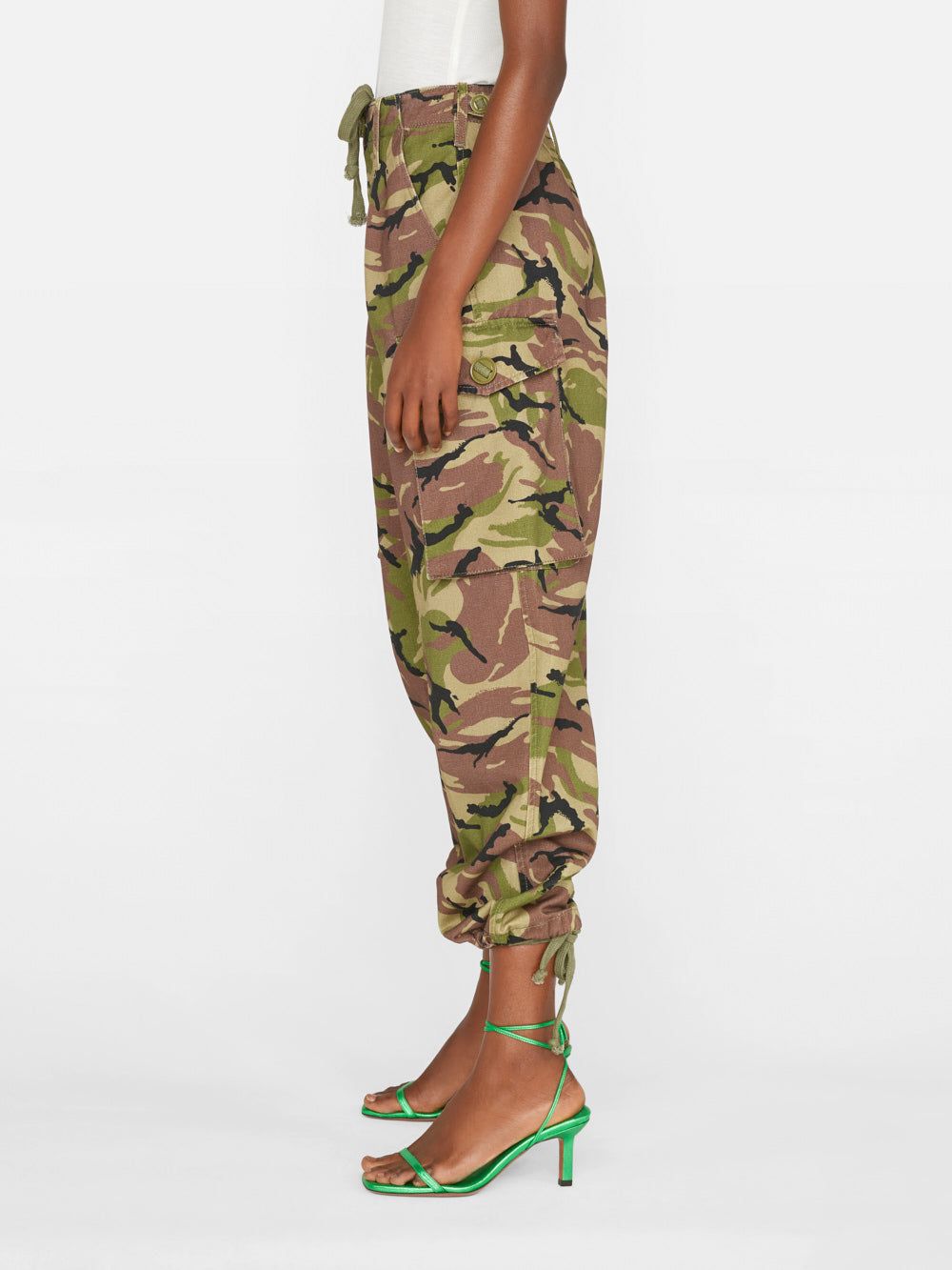 High Rise Utility Trouser -- Camo sold by Frame Denim product image thumbnail 7