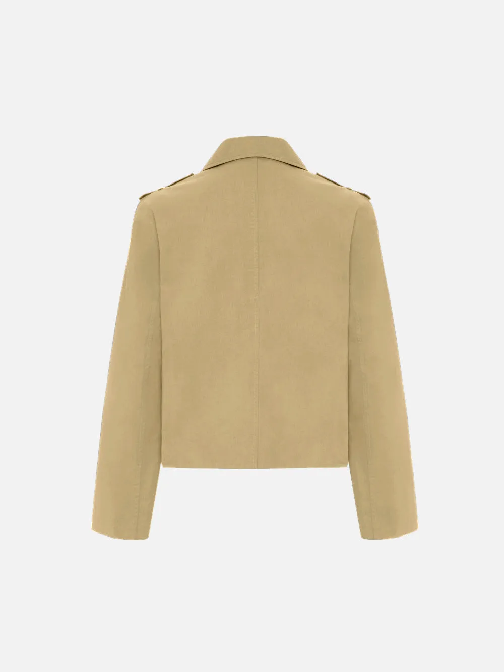 Short Trench Jacket -- Khaki sold by Frame Denim product image thumbnail 2