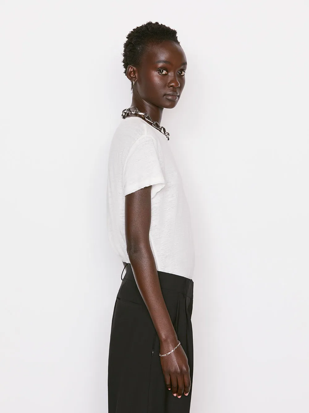 Easy True Tee -- Blanc sold by Frame Denim product image thumbnail 4
