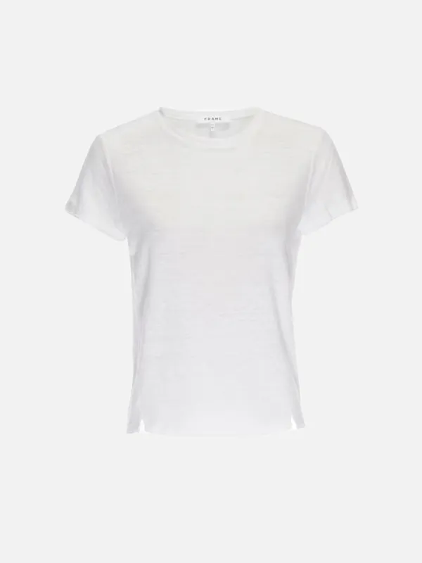 Easy True Tee -- Blanc sold by Frame Denim
