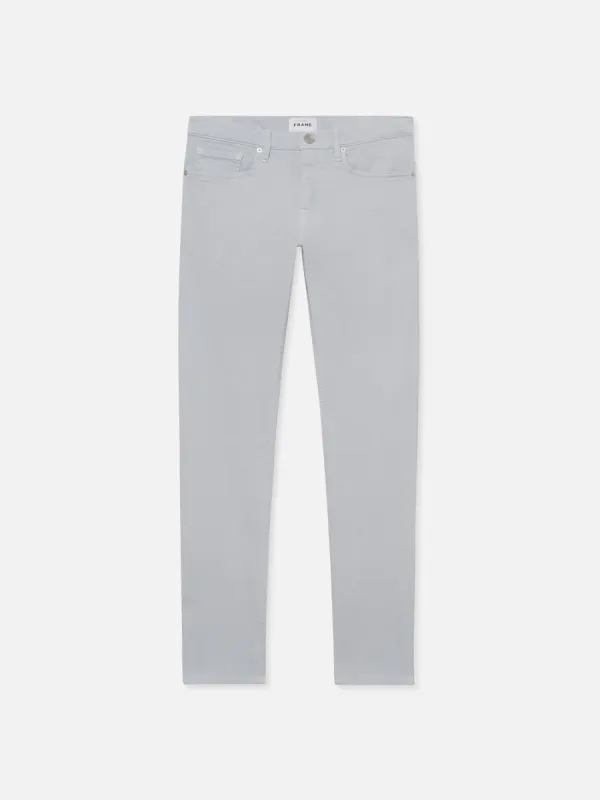 L'Homme Slim Brushed Twill -- Ballad Blue sold by Frame Denim