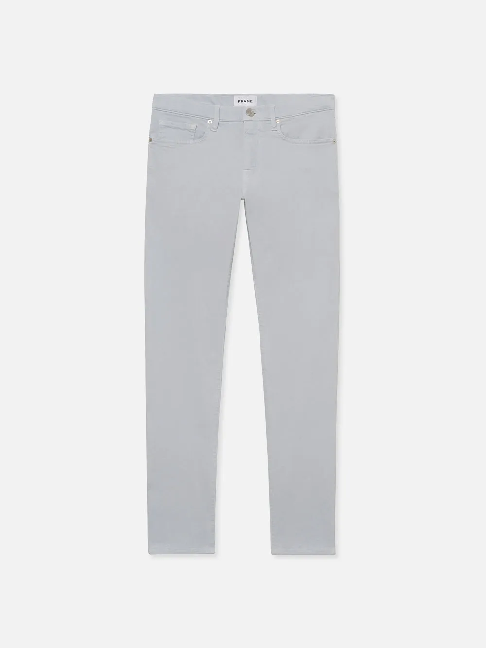 L'Homme Slim Brushed Twill -- Ballad Blue sold by Frame Denim