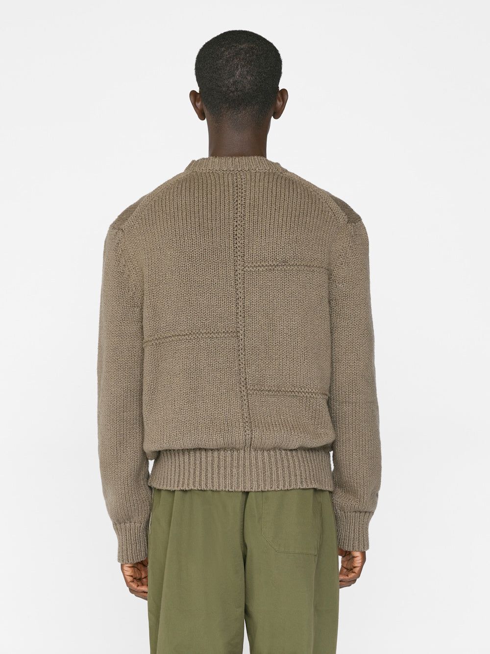 Chunky Cotton Sweater -- Taupe sold by Frame Denim product image thumbnail 6