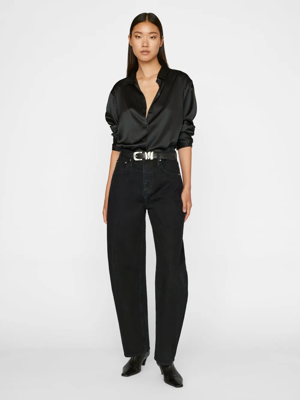 The Standard Shirt -- Noir sold by Frame Denim product image thumbnail 3