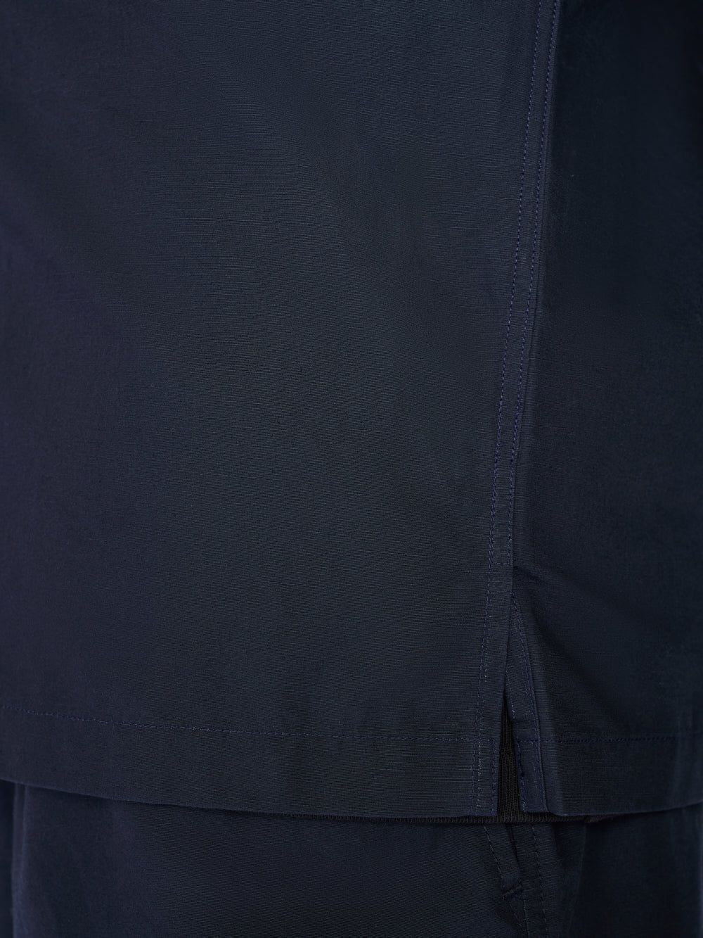 Linen Camp Collar Shirt -- Navy sold by Frame Denim product image thumbnail 3