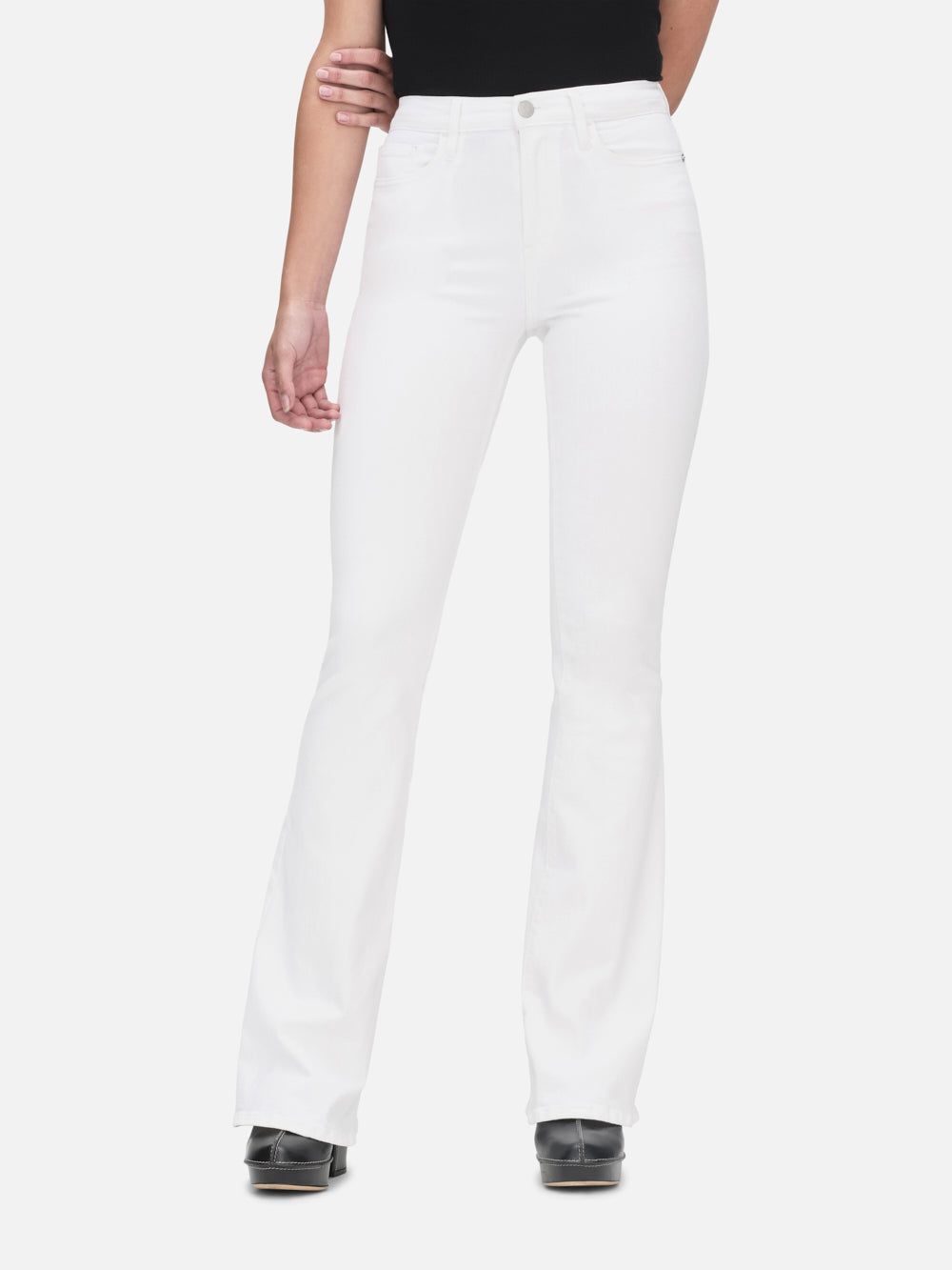 Le High Flare -- Blanc sold by Frame Denim product image thumbnail 2
