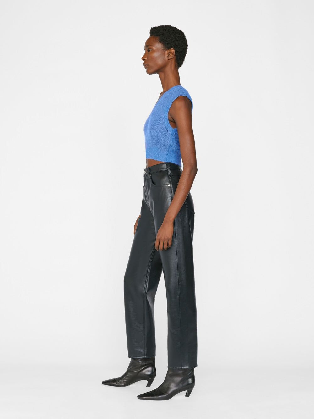 Shrunken Vest -- Cornflower Blue sold by Frame Denim product image thumbnail 6