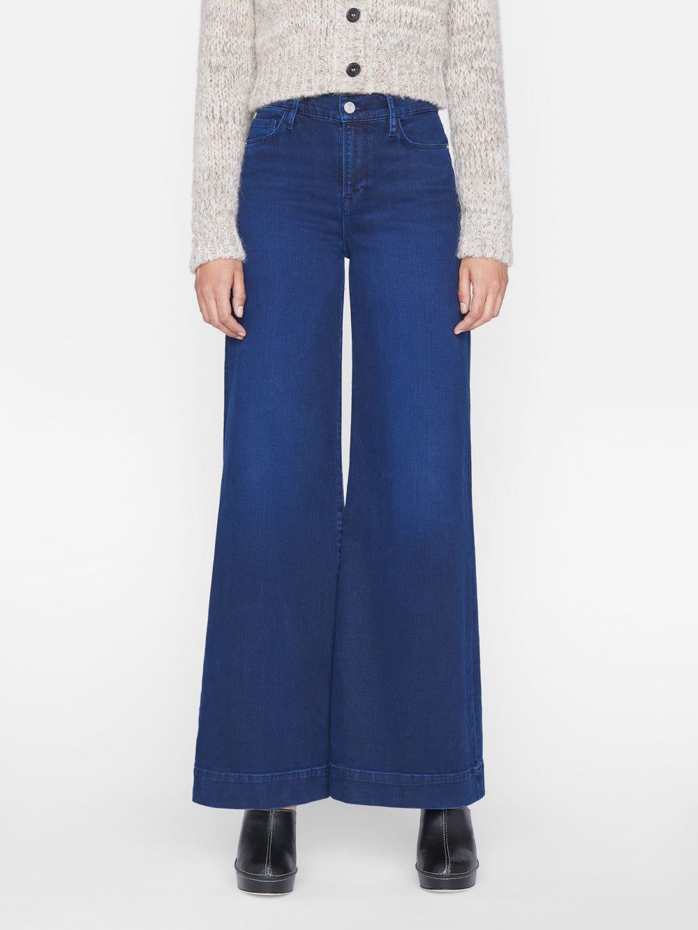 Le Palazzo Wide Hem -- Fiona sold by Frame Denim product image thumbnail 3