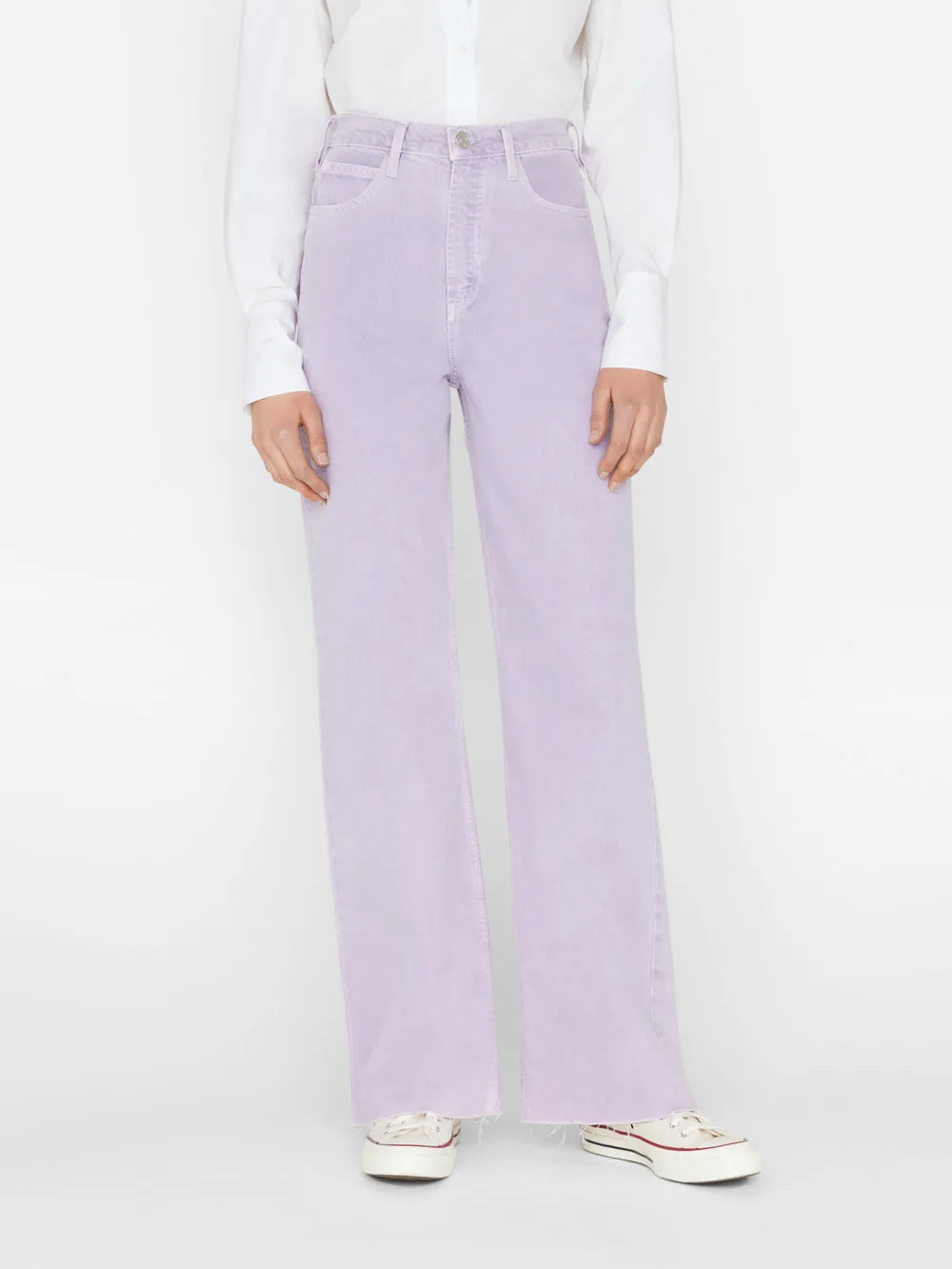 Le High 'N' Tight Wide Leg -- Washed Lilac sold by Frame Denim product image thumbnail 2