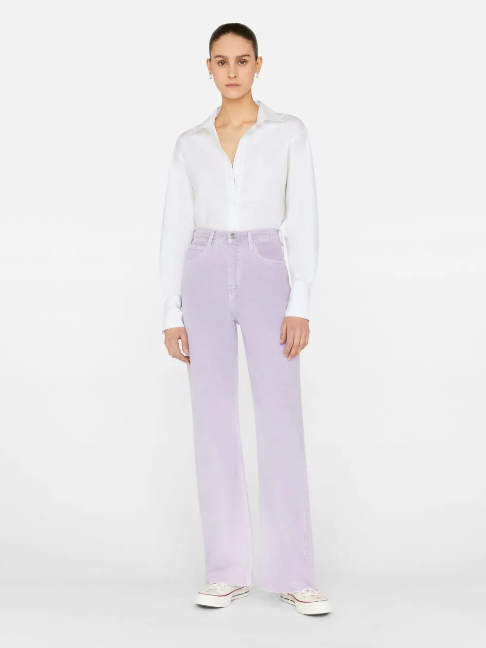 Le High 'N' Tight Wide Leg -- Washed Lilac sold by Frame Denim product image thumbnail 3