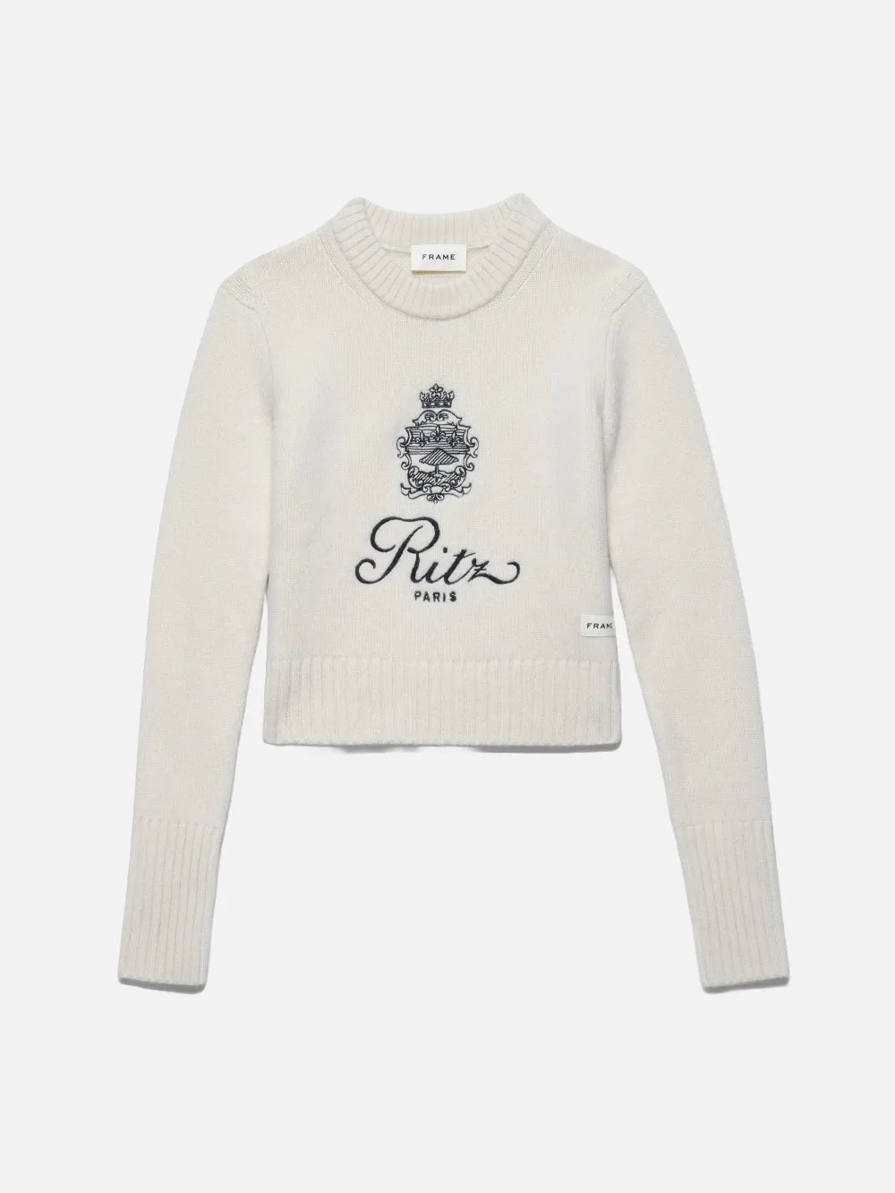 Ritz Women's Cashmere Sweater -- Off White sold by Frame Denim