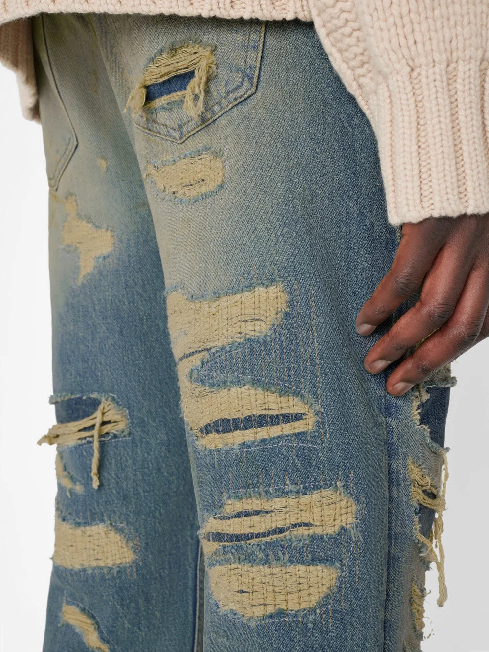 The Boxy Jean -- Bilboa Repair sold by Frame Denim product image thumbnail 4