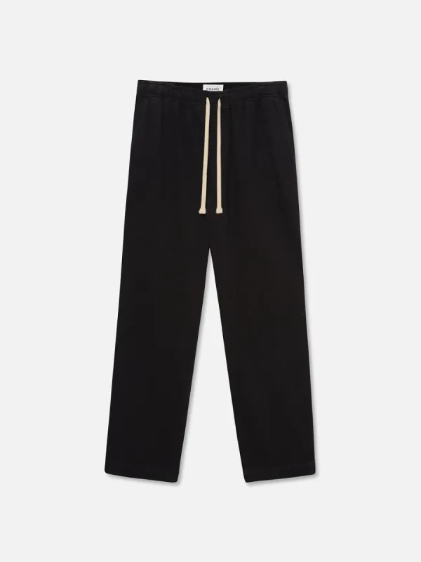 Textured Terry Travel Pant -- Navy sold by Frame Denim