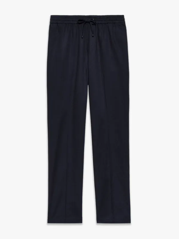 Soft Cotton Traveler Pant -- Dark Navy made by Frame Denim