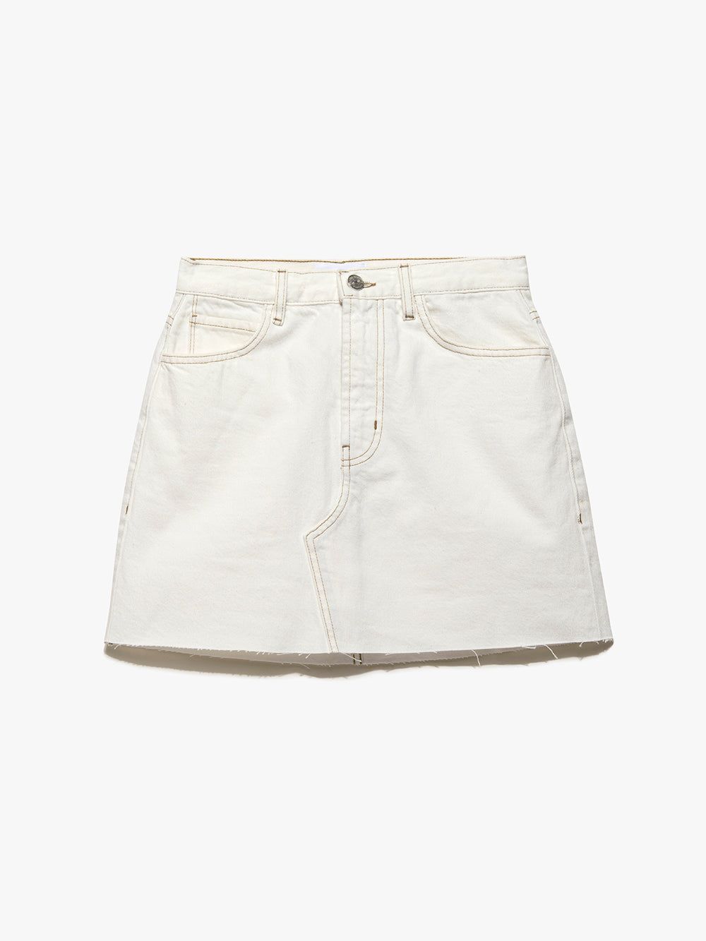 Le High 'N' Tight Skirt -- Ecru sold by Frame Denim