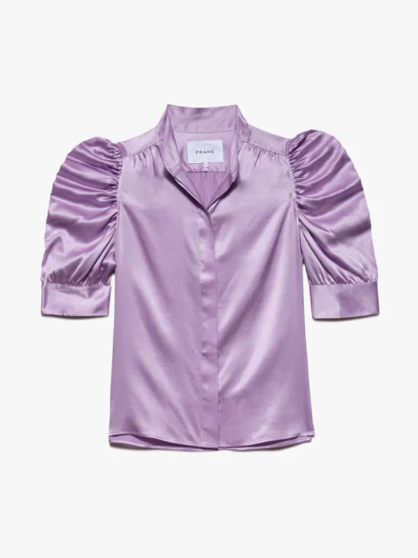 Gillian Top -- Lilac sold by Frame Denim