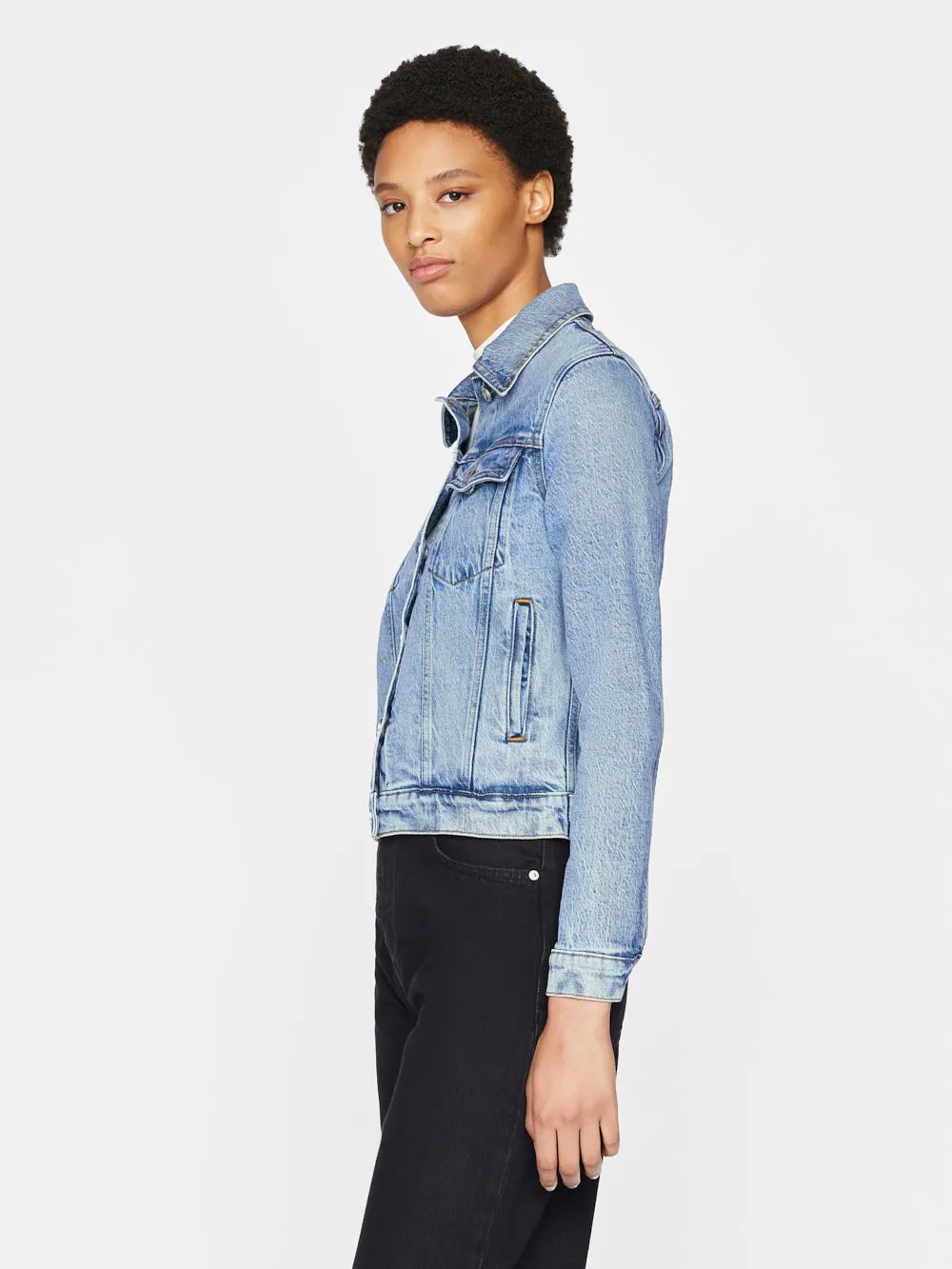 Le Vintage Jacket -- Crystal Shores sold by Frame Denim product image thumbnail 5