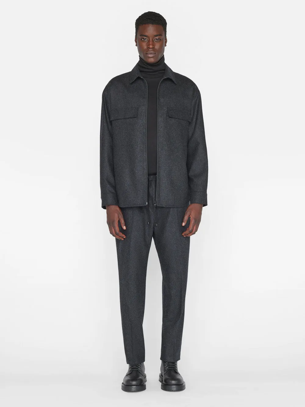 Modern Flannel Travel Pant -- Charcoal Grey sold by Frame Denim product image thumbnail 2