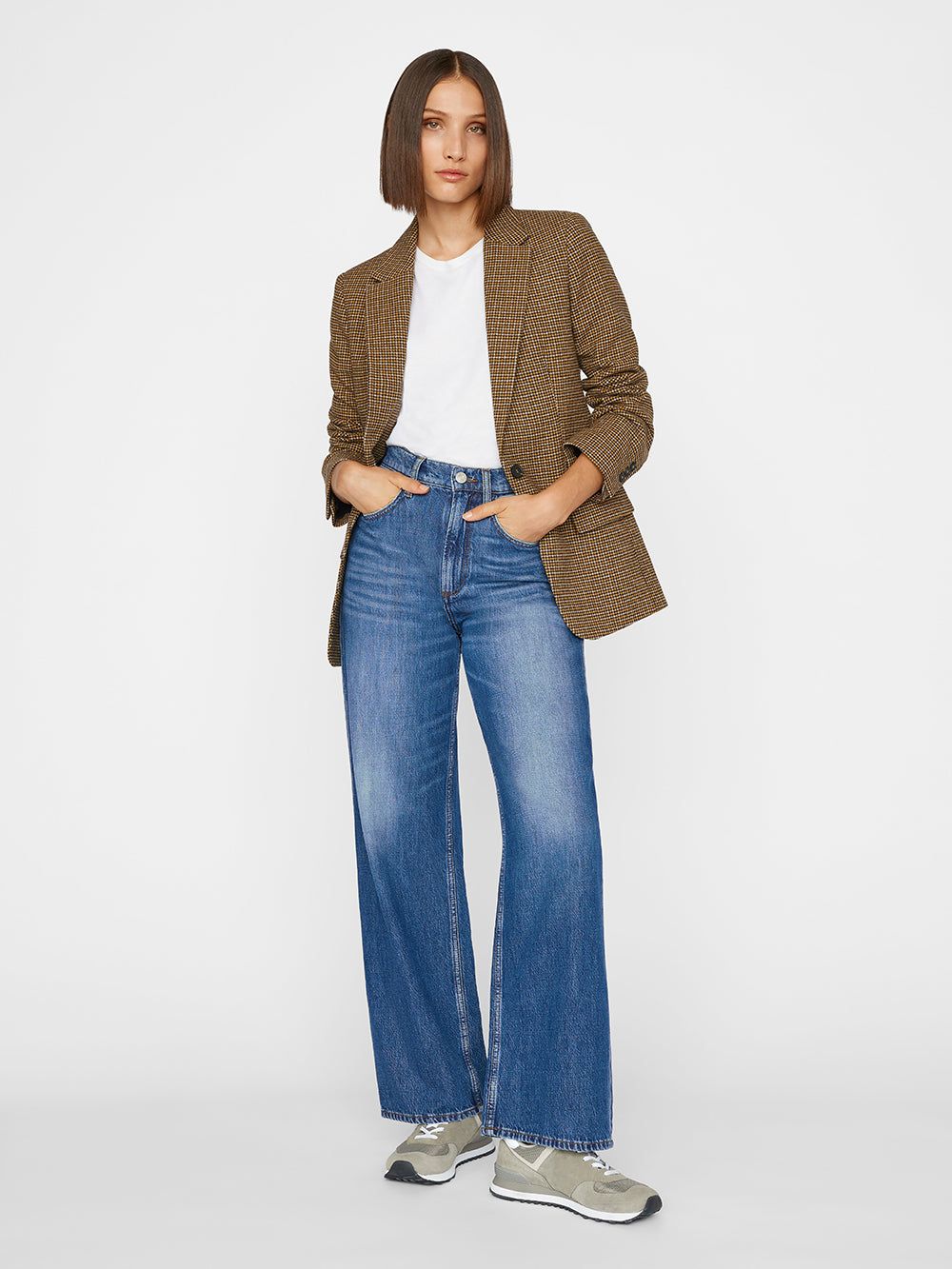Le High 'N' Tight Wide Leg -- Foxgrove sold by Frame Denim product image thumbnail 3