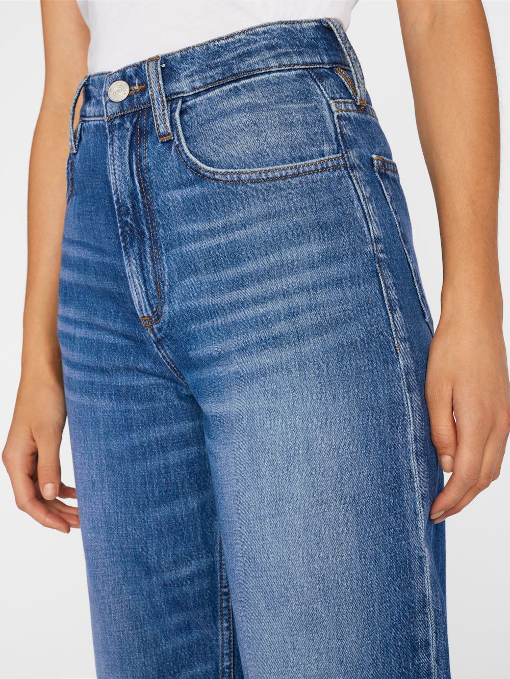 Le High 'N' Tight Wide Leg -- Foxgrove sold by Frame Denim product image thumbnail 4