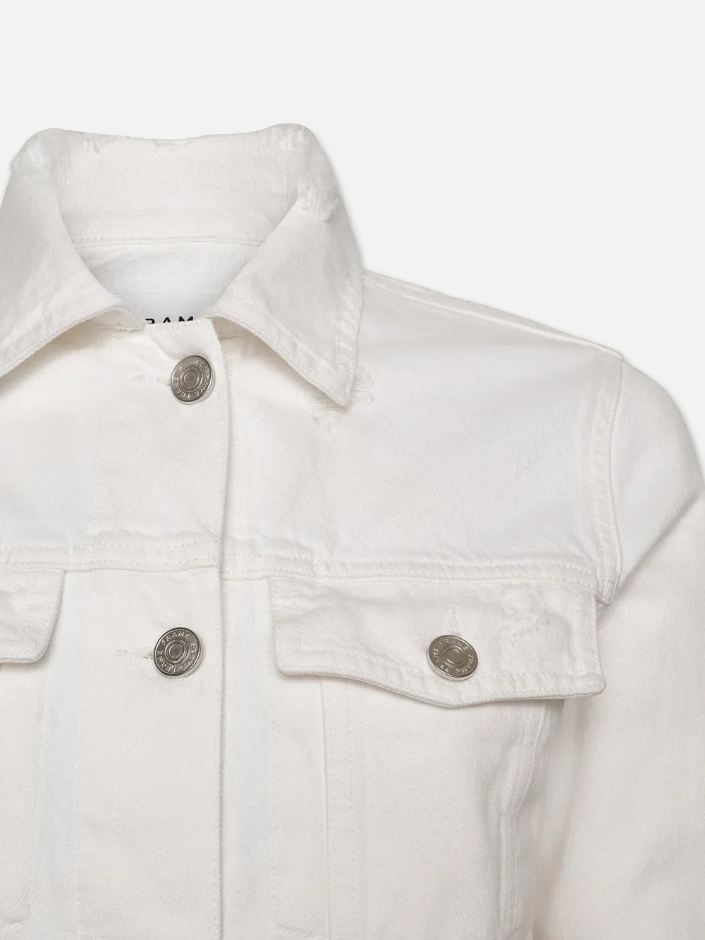 Le Vintage Jacket -- White Rips sold by Frame Denim product image thumbnail 2