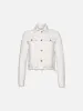 Le Vintage Jacket -- White Rips sold by Frame Denim