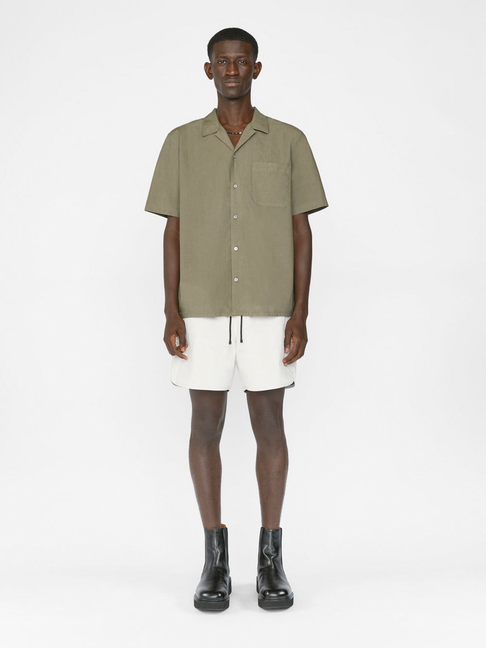 Camp Collar Shirt -- Old Green sold by Frame Denim product image thumbnail 2