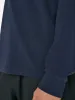 Duo Fold Long Sleeve Crew -- Navy sold by Frame Denim