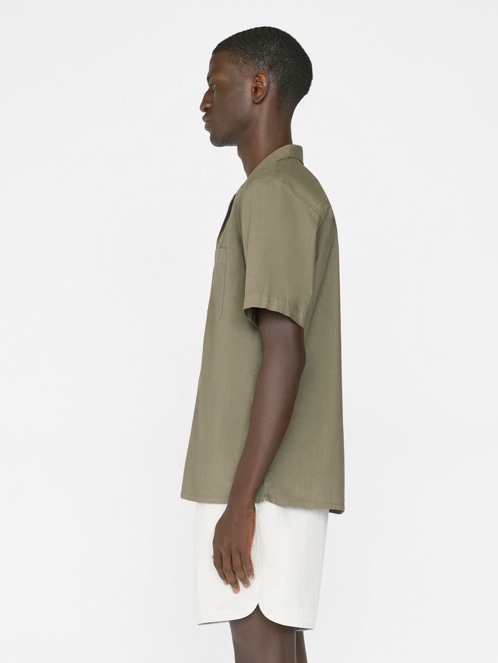 Camp Collar Shirt -- Old Green sold by Frame Denim product image thumbnail 5