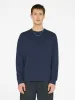 Duo Fold Long Sleeve Crew -- Navy sold by Frame Denim