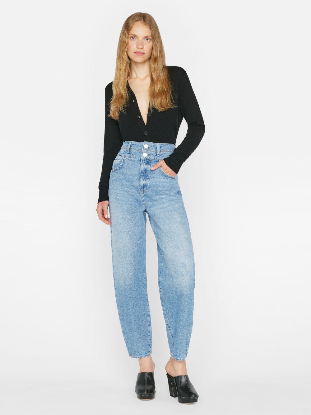 Double Waist Band Long Barrel -- Weston sold by Frame Denim product image thumbnail 2