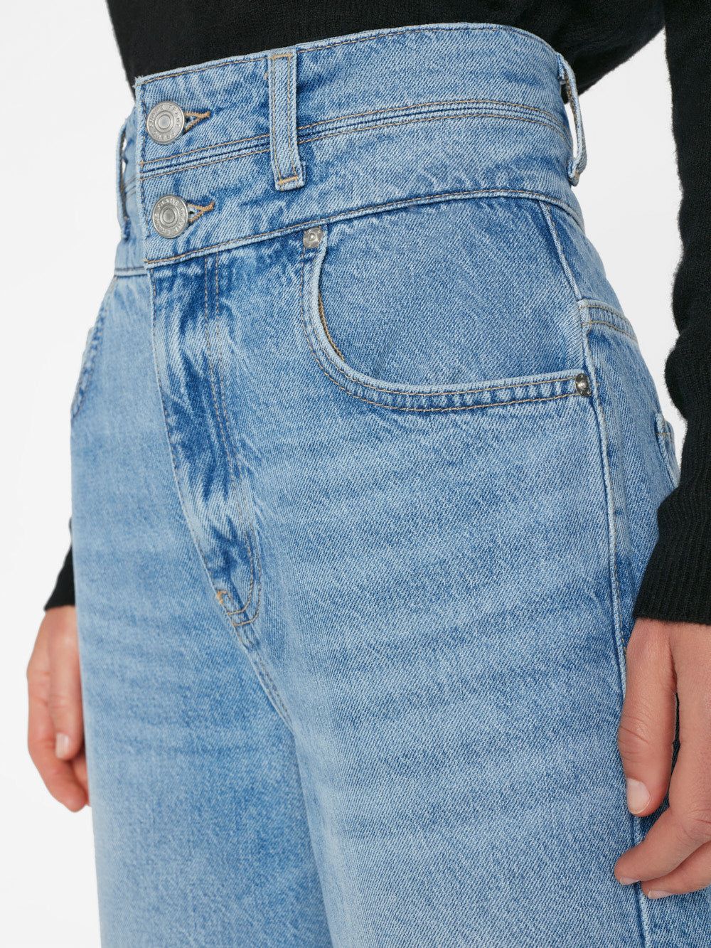 Double Waist Band Long Barrel -- Weston sold by Frame Denim product image thumbnail 4