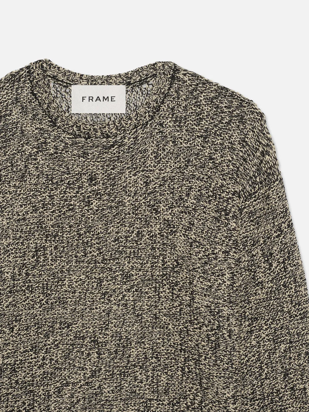 Linen Marl Sweater -- Beige/Melange sold by Frame Denim product image thumbnail 2