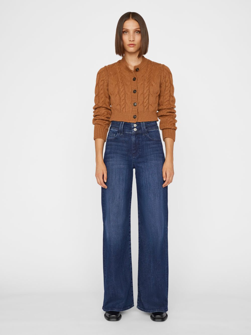 Triple Stitch Detail Wide Leg -- Naples sold by Frame Denim product image thumbnail 4