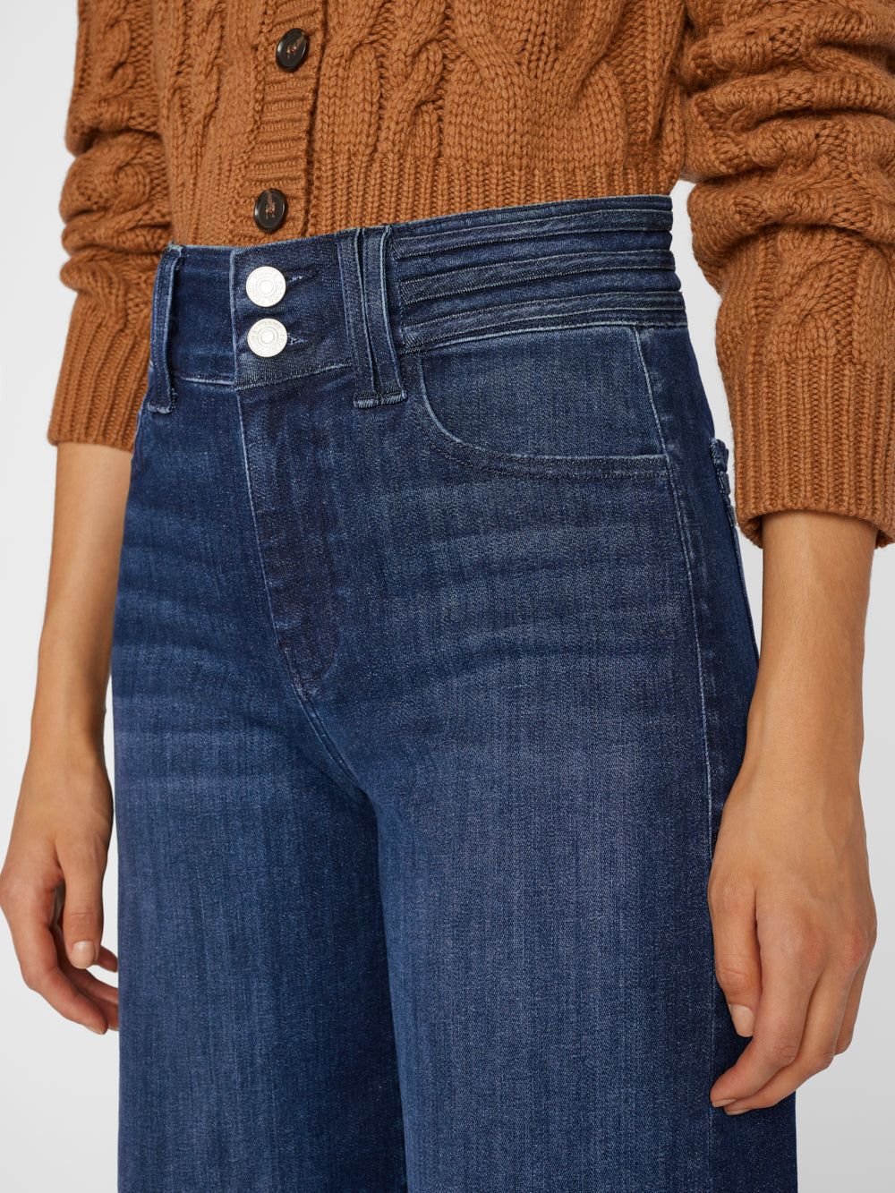 Triple Stitch Detail Wide Leg -- Naples sold by Frame Denim product image thumbnail 5