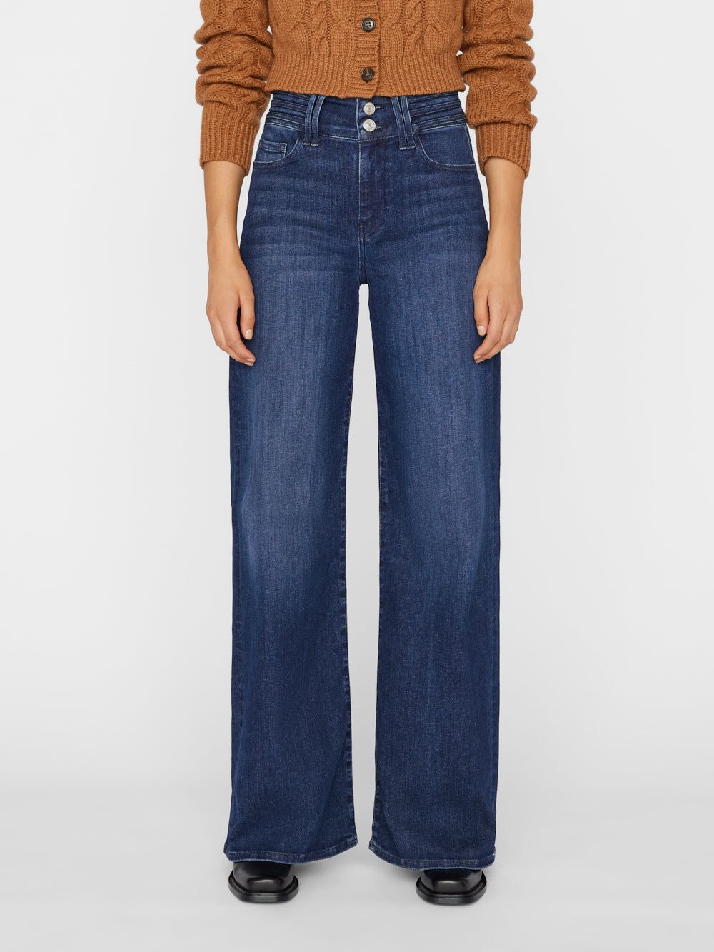 Triple Stitch Detail Wide Leg -- Naples sold by Frame Denim product image thumbnail 2