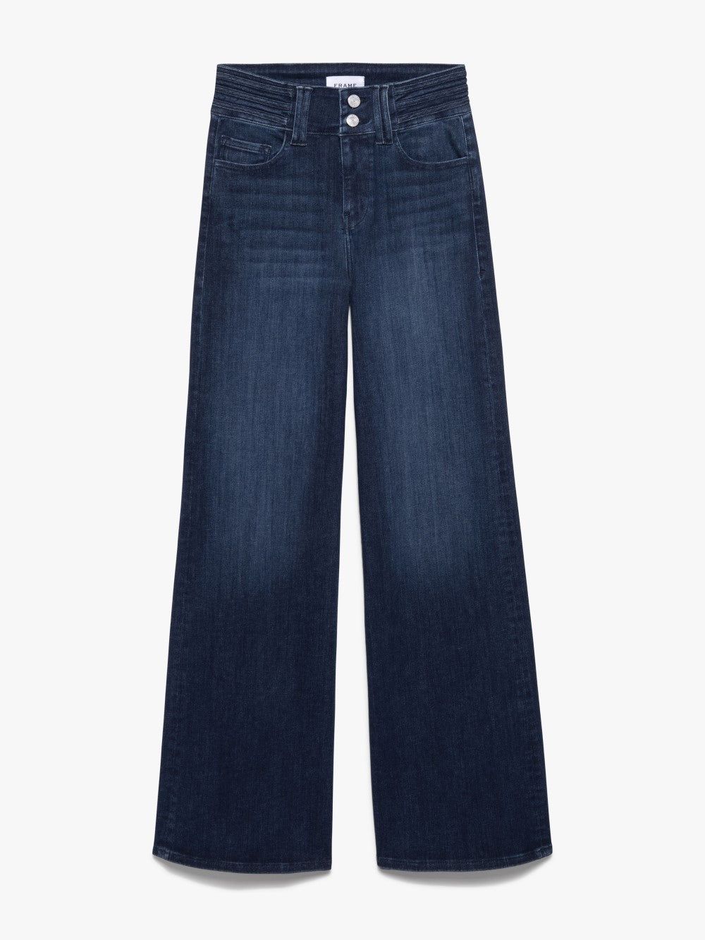 Triple Stitch Detail Wide Leg -- Naples sold by Frame Denim
