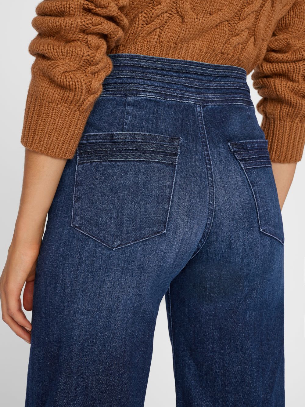 Triple Stitch Detail Wide Leg -- Naples sold by Frame Denim product image thumbnail 3