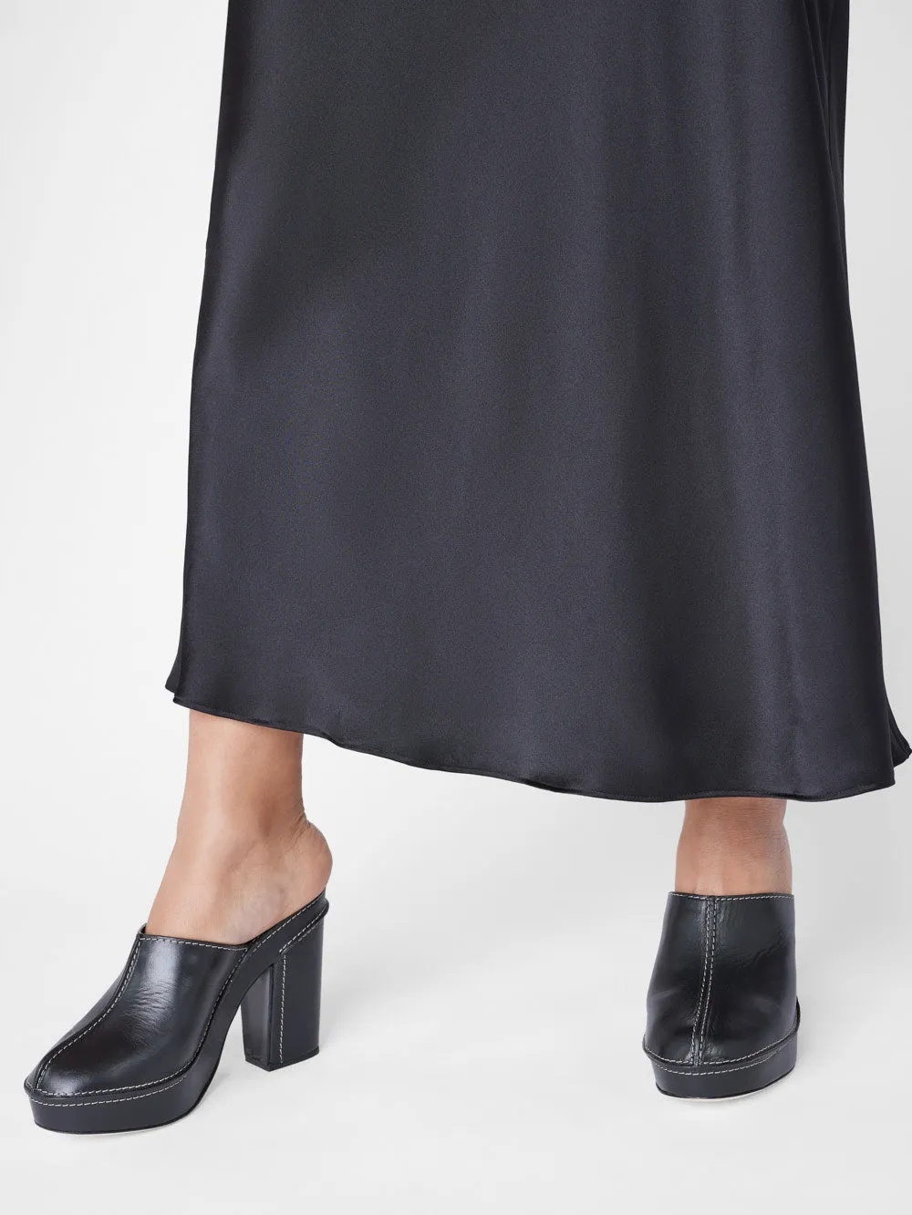 Column Maxi Skirt -- Noir sold by Frame Denim product image thumbnail 5