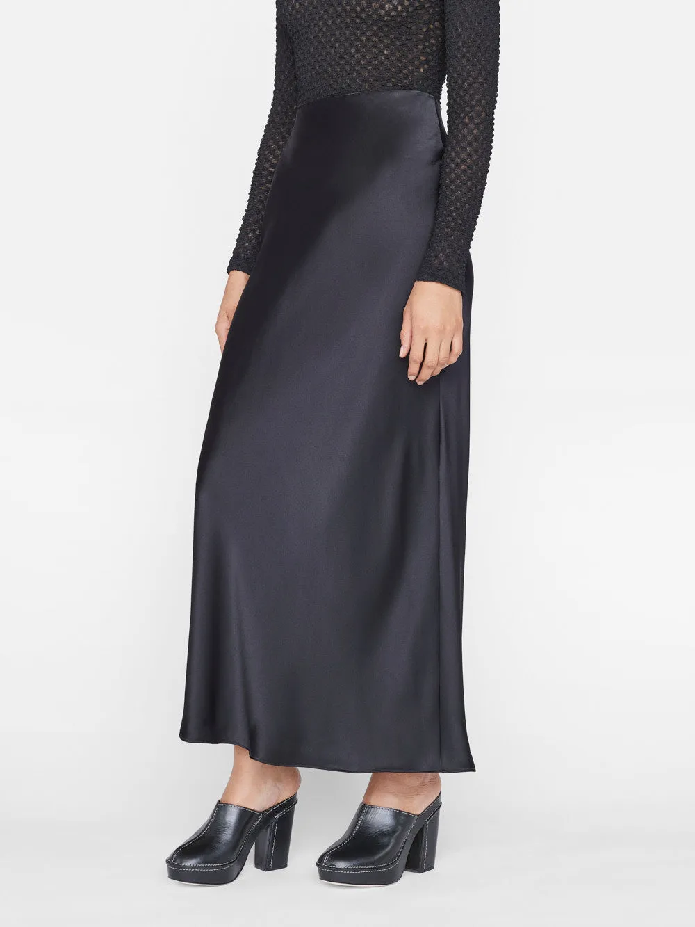 Column Maxi Skirt -- Noir sold by Frame Denim product image thumbnail 2