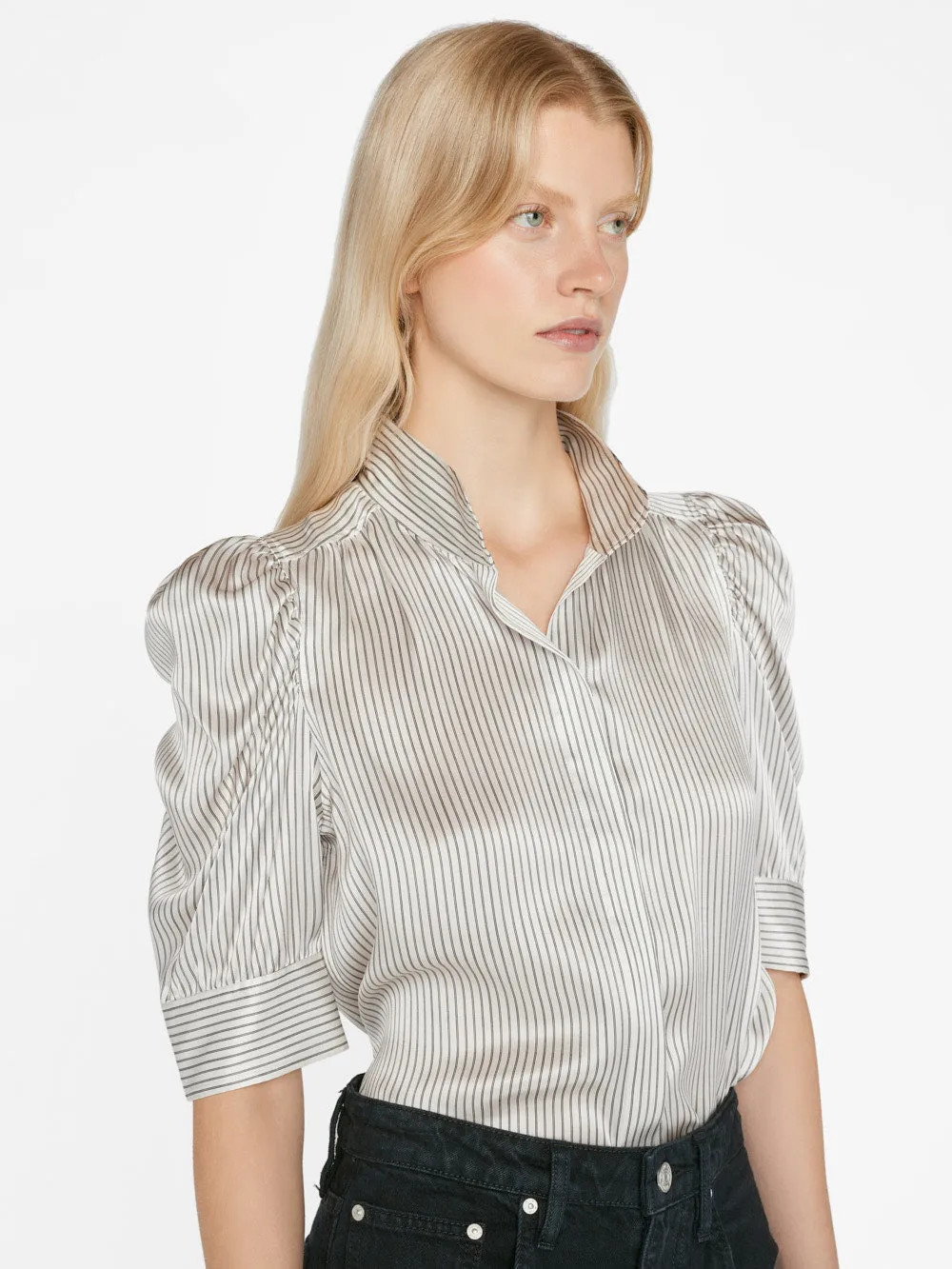 Gillian Top -- Bone Multi sold by Frame Denim product image thumbnail 4