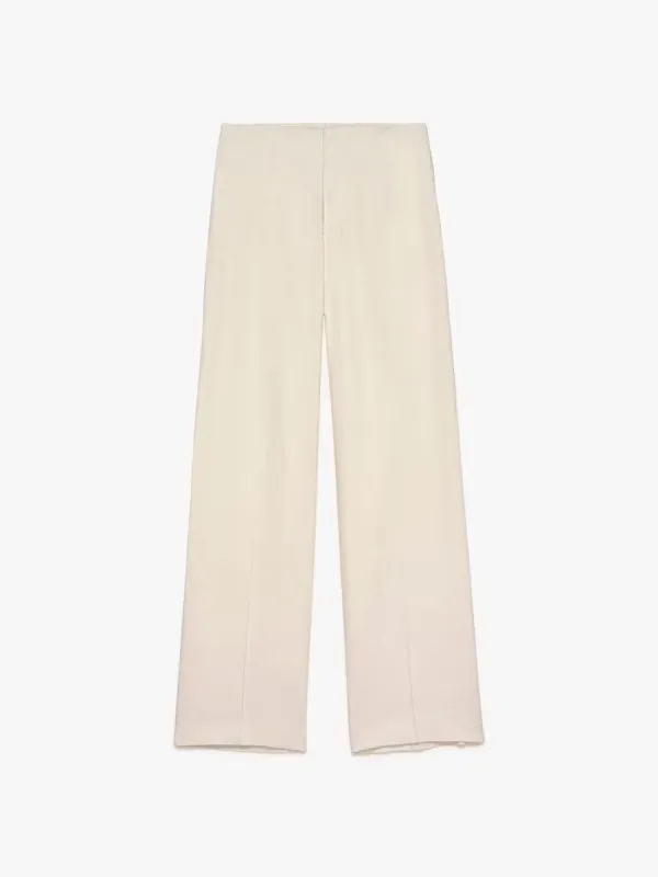 High Rise Wide Leg Trouser -- Off White sold by Frame Denim