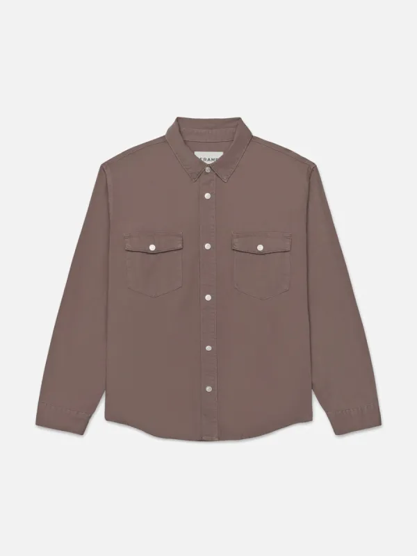 Fashion Denim Shirt -- Dry Rose sold by Frame Denim