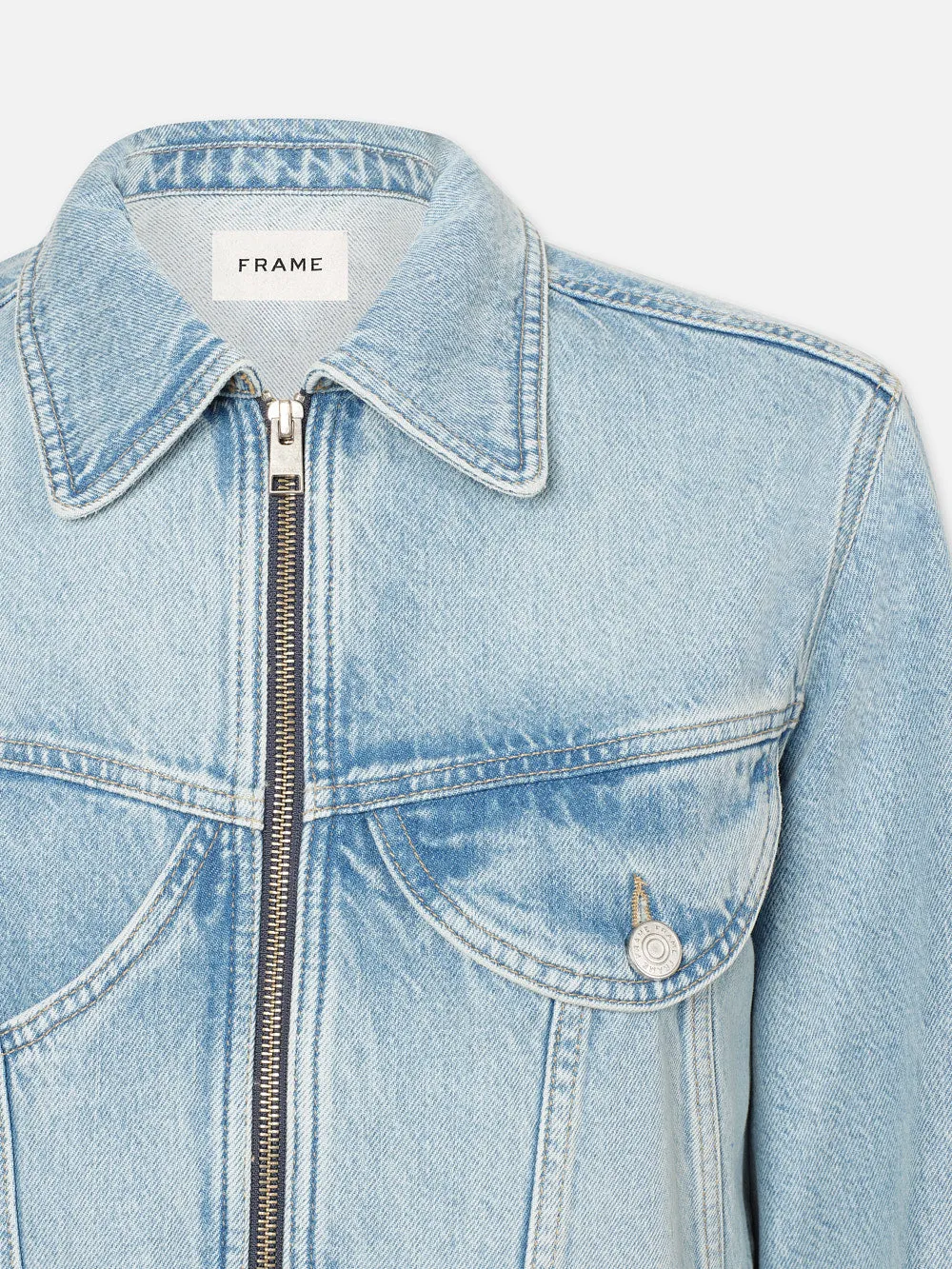 Heart Jacket -- Fizz Indigo sold by Frame Denim product image thumbnail 3