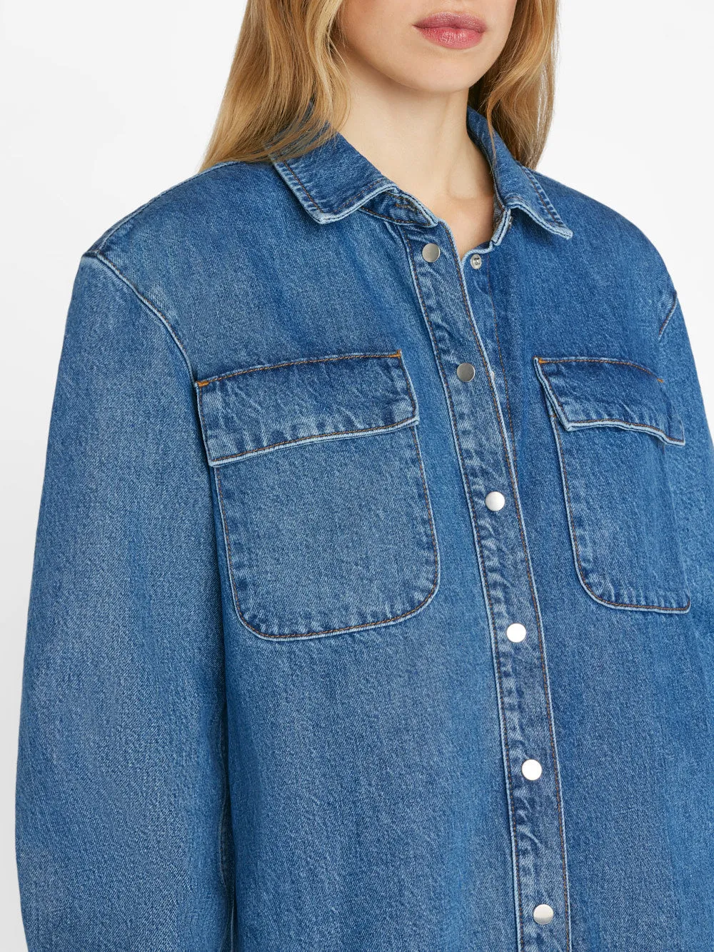 A Line Shirt Dress -- Brisk sold by Frame Denim product image thumbnail 5