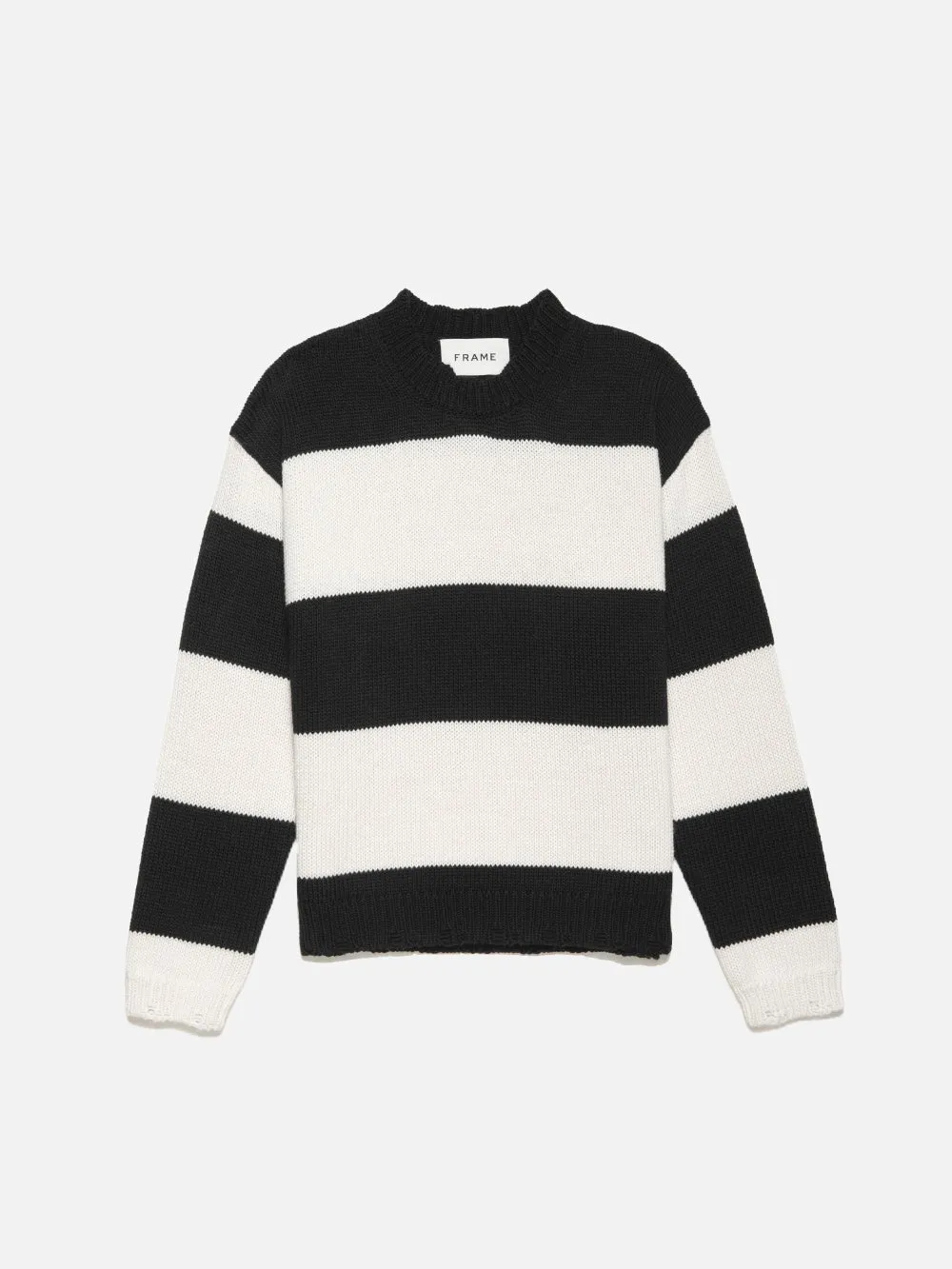 Striped Sweater -- Noir/White sold by Frame Denim