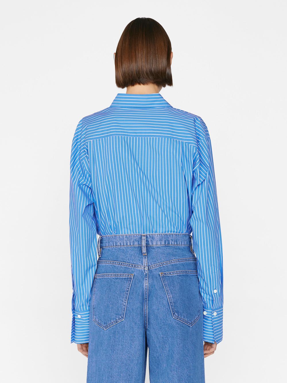The Oversized Shirt -- Cornflower Multi sold by Frame Denim product image thumbnail 5