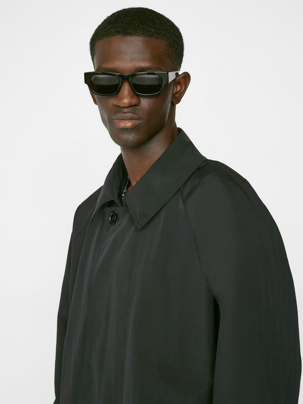Relaxed Volume Trench -- Noir sold by Frame Denim product image thumbnail 2
