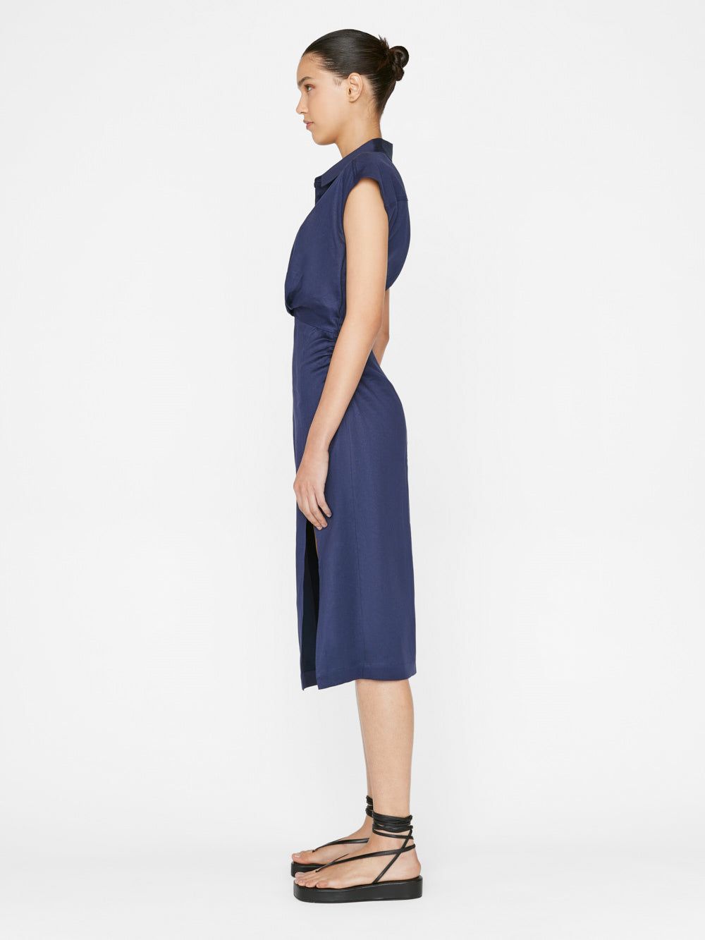 Sleeveless Twist Dress -- Navy sold by Frame Denim product image thumbnail 6