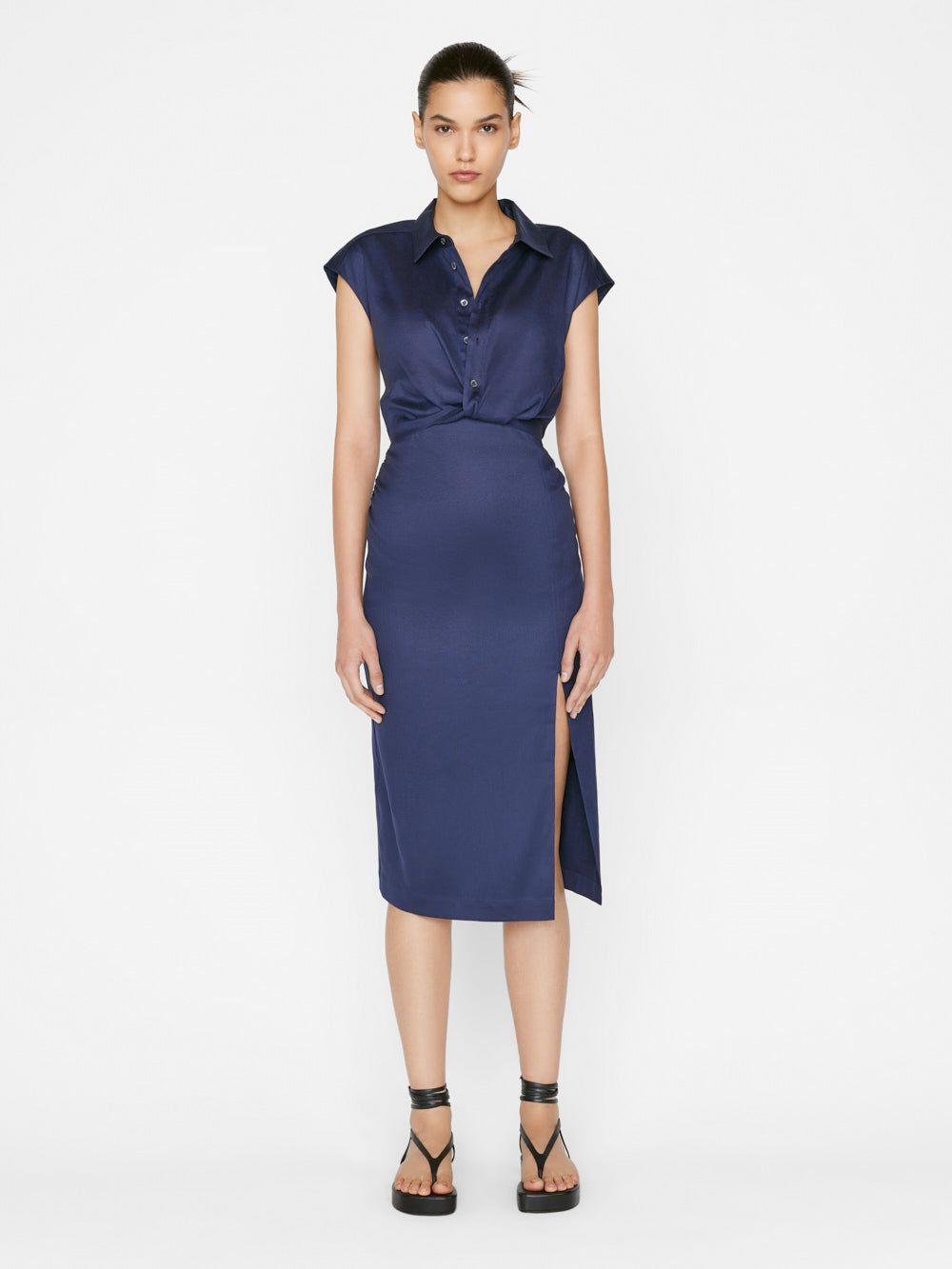 Sleeveless Twist Dress -- Navy sold by Frame Denim product image thumbnail 9